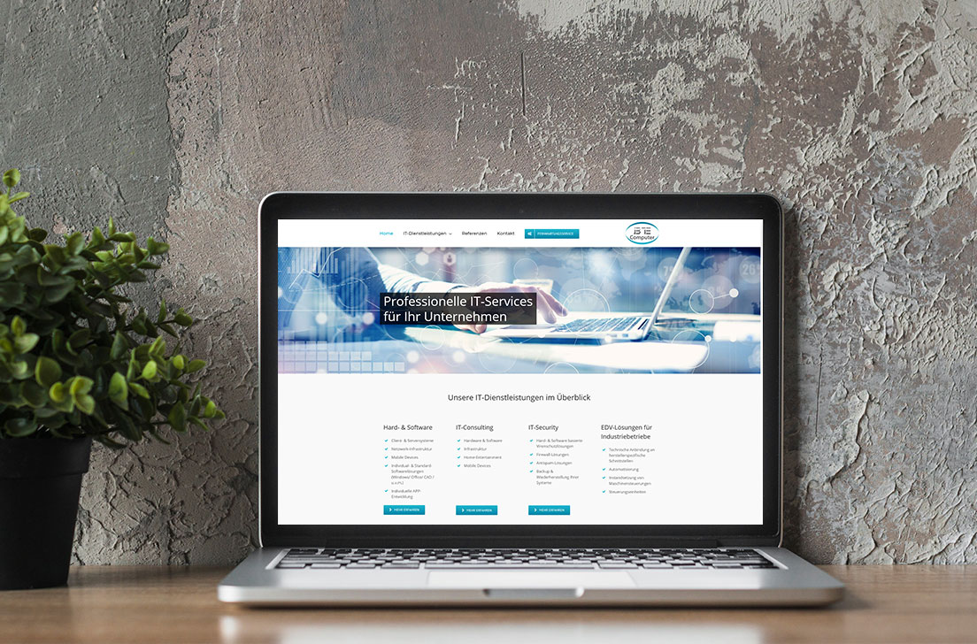 Website für BE-Computer Bernhard Eppenschwandtner