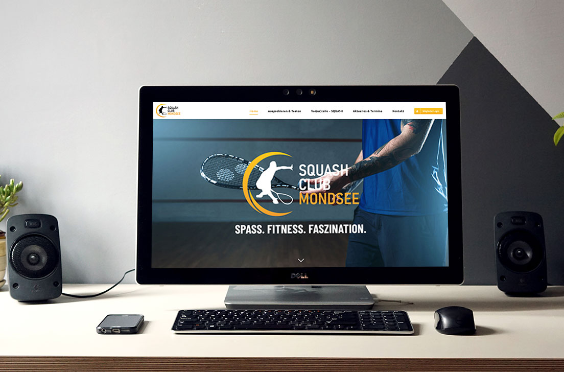Homepage Relaunch für den Squash Club Mondsee