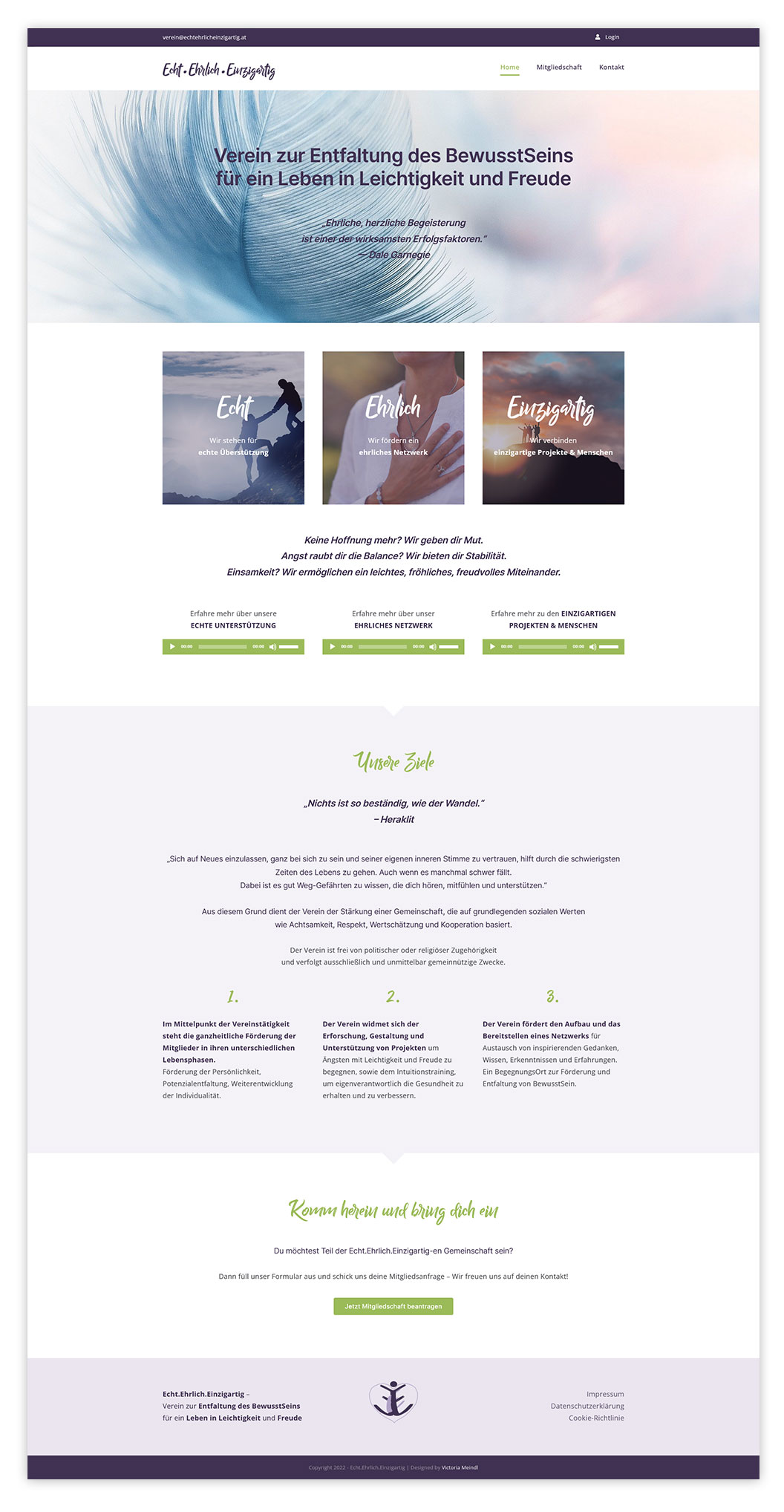 website mockup echt-ehrlich-einzigartig